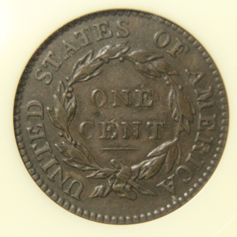 1821 Coronet Head Large Cent, N-1, XF-40