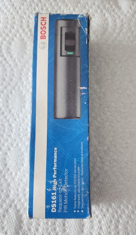 Bosch DS161 High Performance Request-to-Exit PIR Motion Sensor Sounder, Black