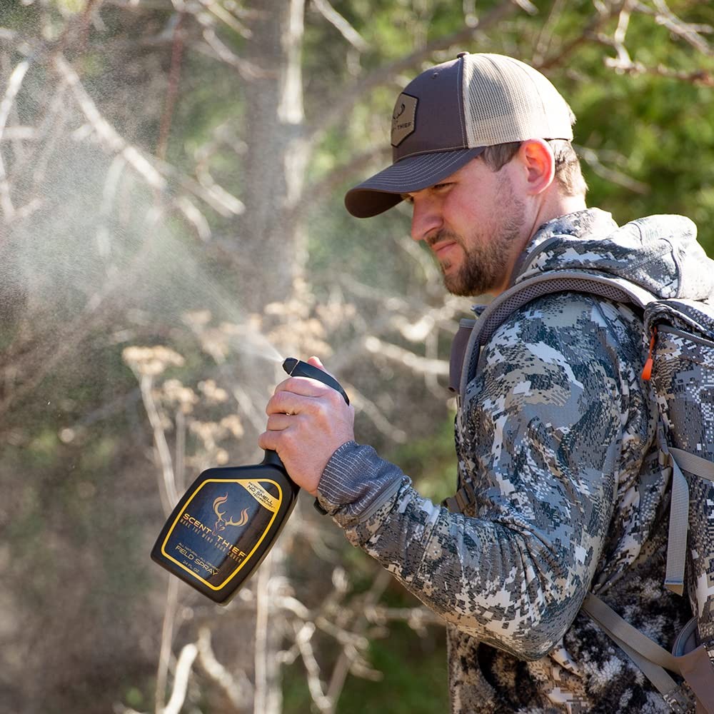 Scent Thief Hunting Scent Eliminator Trophy Pack, Includes 24oz Field Spray, ...
