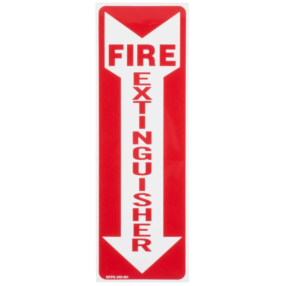 Versatile 3 Pack Fire Extinguisher Signs - Quick Installation, Long-Lasting Use