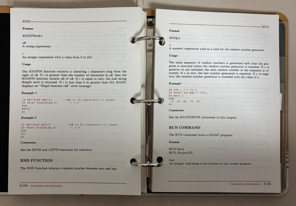 MS-BASIC Ver 1.21 Texas Instruments Software & Manual VTG 1983 Microsoft 5.25"