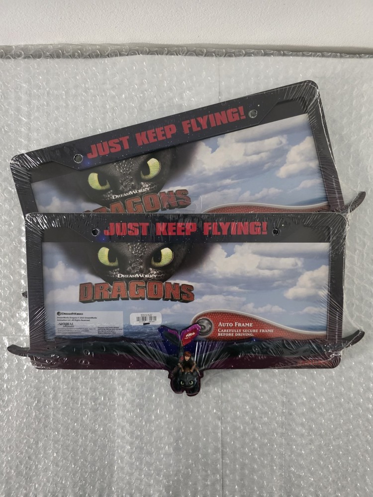 How To Train Your Dragon Fly License Plate Frame NEW