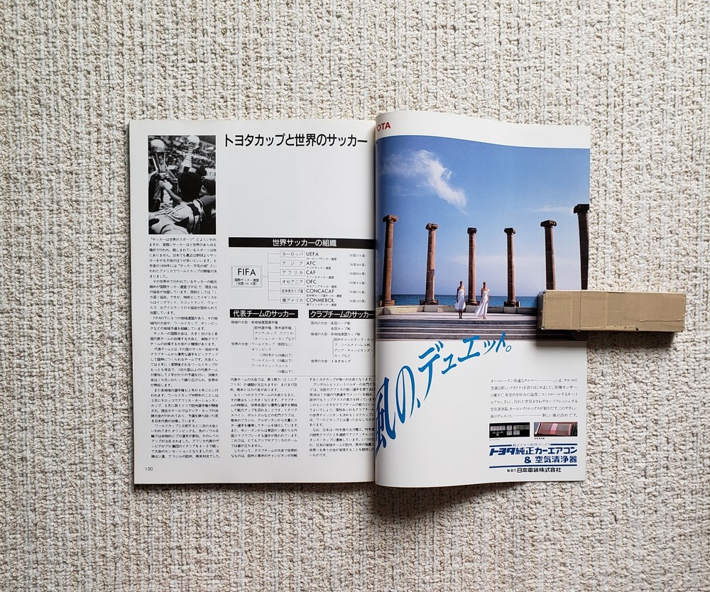 Toyota Cup 1988 (PSV Eindhoven vs. Nacional) Program