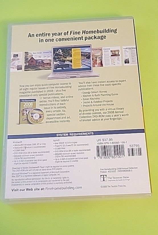Fine Homebuilding 2007 Annual Collection
