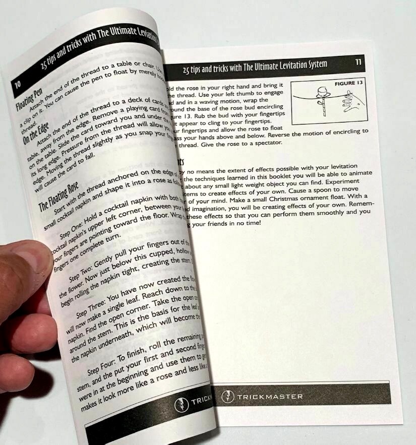LEVITATION SYSTEM BOOK 25 Floating Magic Tricks Thread BOOKLET ONLY Magician