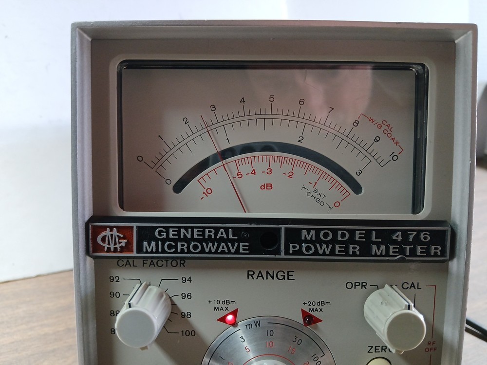GENERAL MICROWAVE MODEL 476 POWER METER Tested Working