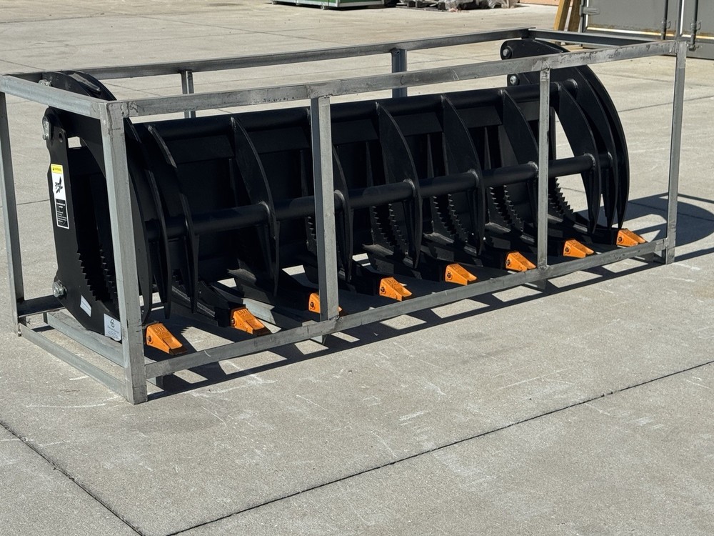 Skid Steer Root Grapple Rake 78" Attachment