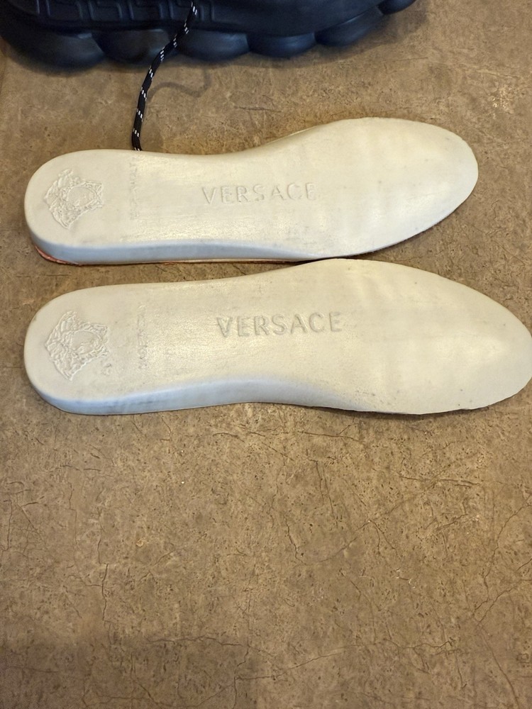 Versace Chain Reaction Black & Multicolor Trainers - Size 10