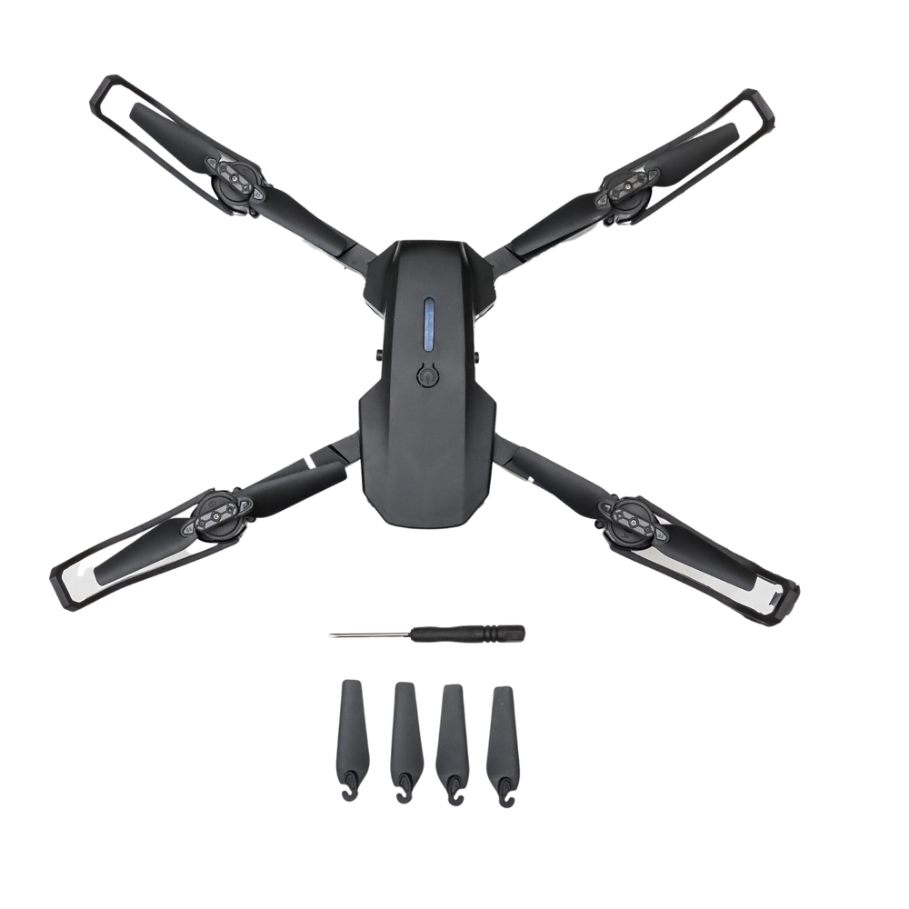 Black 12" E88 RC Drone Fun No App Connection No Camera ONLY Flies w/ Controller