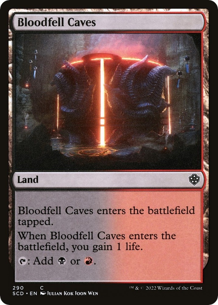 Bloodfell Caves Starter Commander Decks 290 MTG LP
