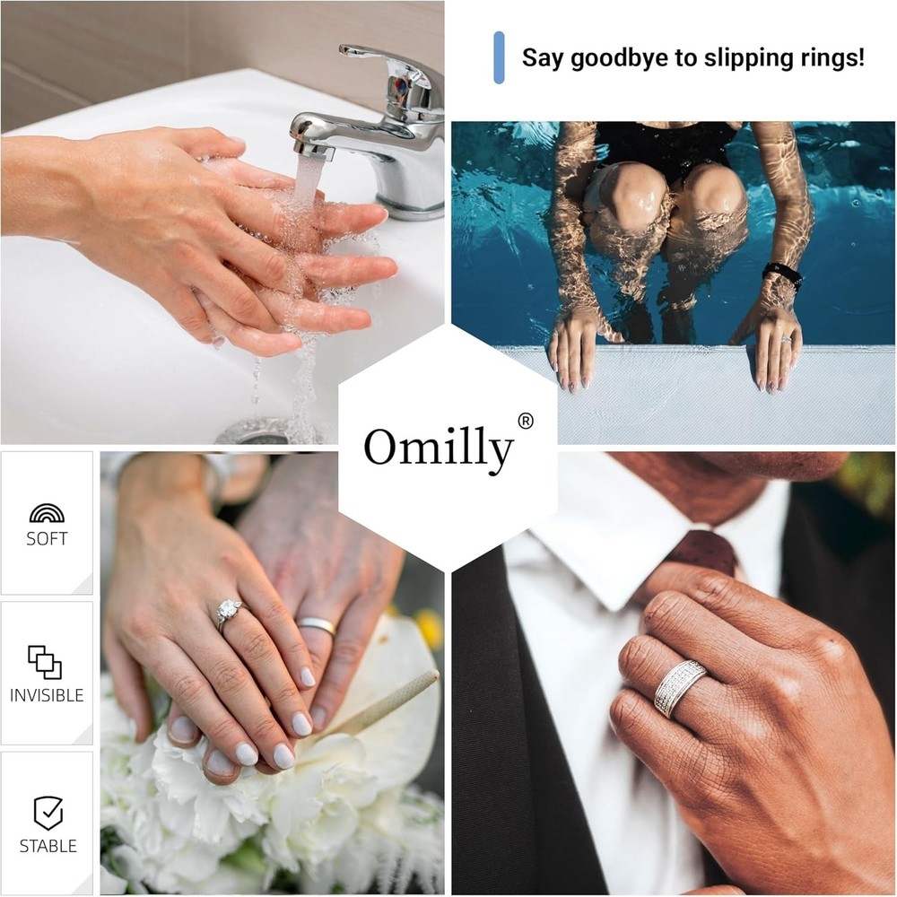 Ring Size Adjuster 64-Piece Set – Spiral Coils, Guards & Sizing Strips