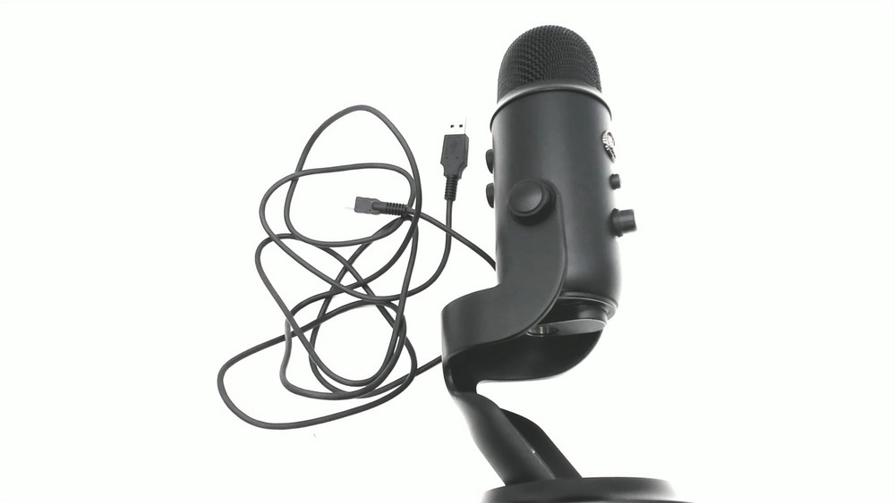 Logitech Blue Yeti USB Microphone Black *NO POWER* PC1308891