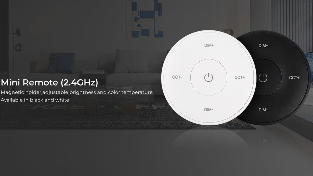 K2S-W - 1-Zone Mini CCT Remote (2.4GHz) White