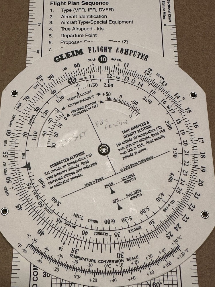 Gleim Flight Plan Sequence - Flight Computer. 2007 Gleim Publications.
