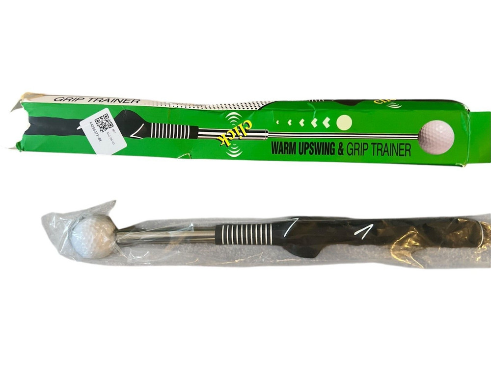 Warm Upswing &  Grip Trainer - Golf Training Aid   Flexible Head