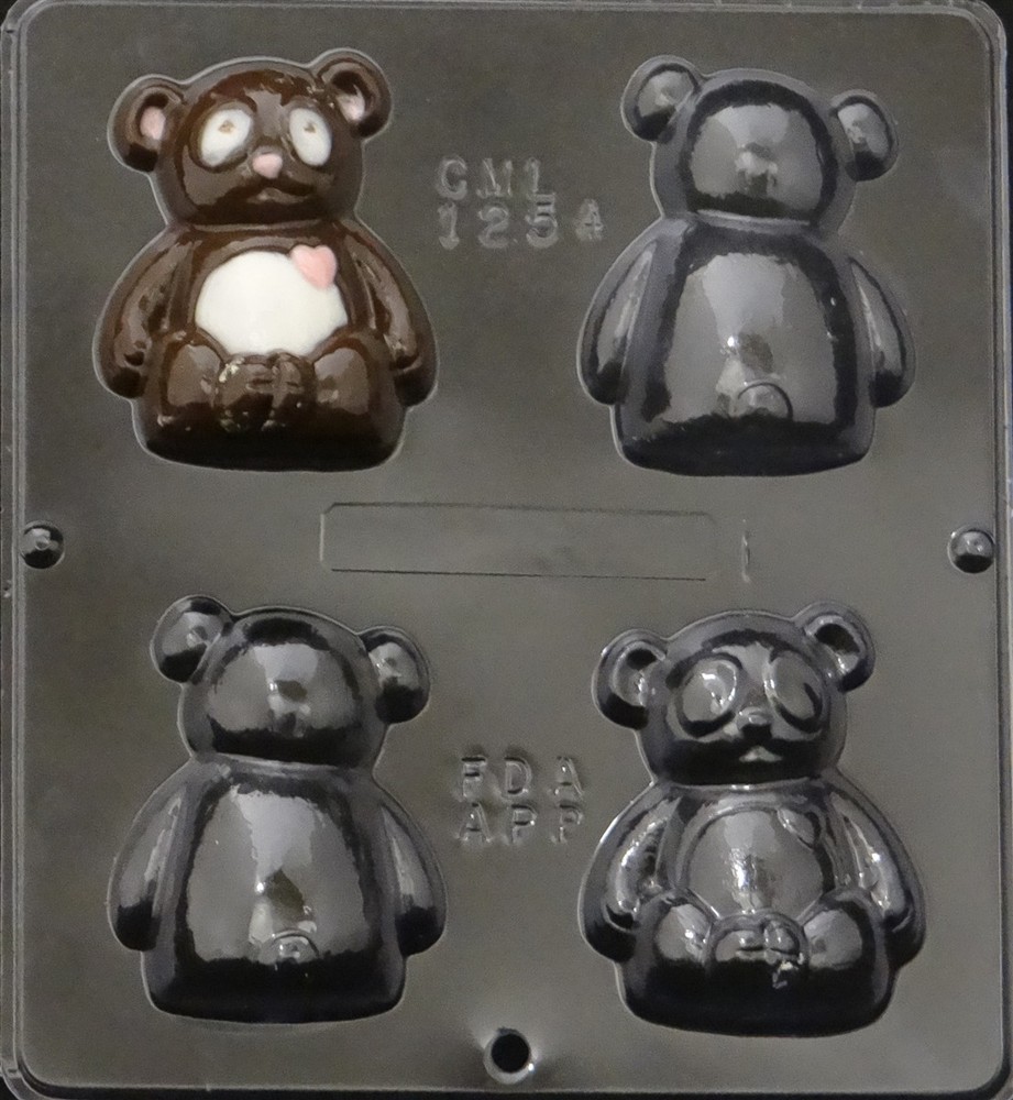 Panda Bear Assembly Chocolate Candy Mold 1254 NEW