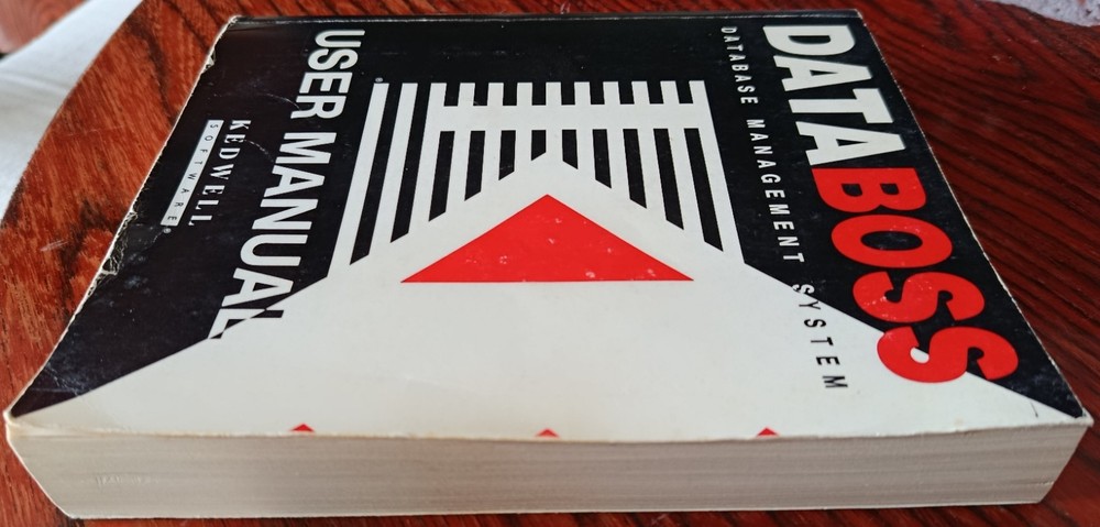 DATABOSS TURBO PASCAL DBMS APPLICATION GENERATOR - DOS - 1991 - VINTAGE