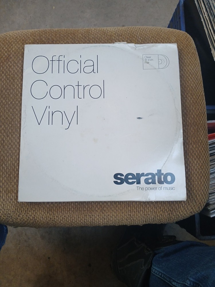 2x Serato Performance Series Control Vinyl - Clear 12" Pair