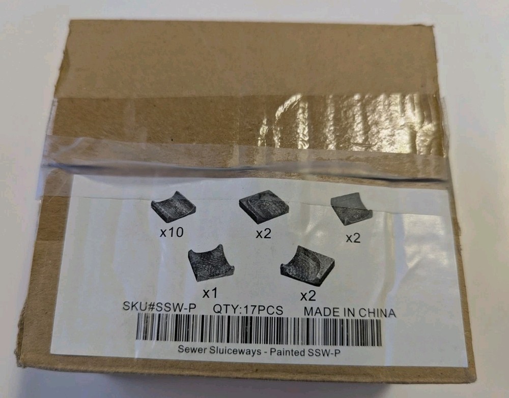 DWARVEN FORGE SEWER SLUICEWAYS 17 PCS SET PRE OWNED