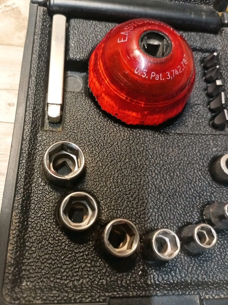 Vintage Creative Tools Easydriver Combo Ratchet Tool System Set Complete Used FS