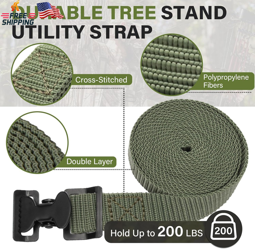 Tree Stand Utility Straps for Summit Viper Climber, Hang on Treestand Stabilizer