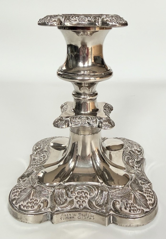 Vintage Silver Plated 5” Candlestick