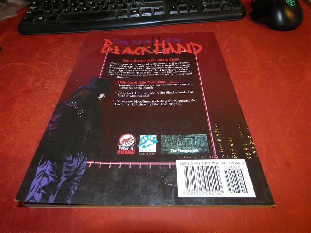 White Wolf: Vampire: Dirty Secrets of the Black Hand