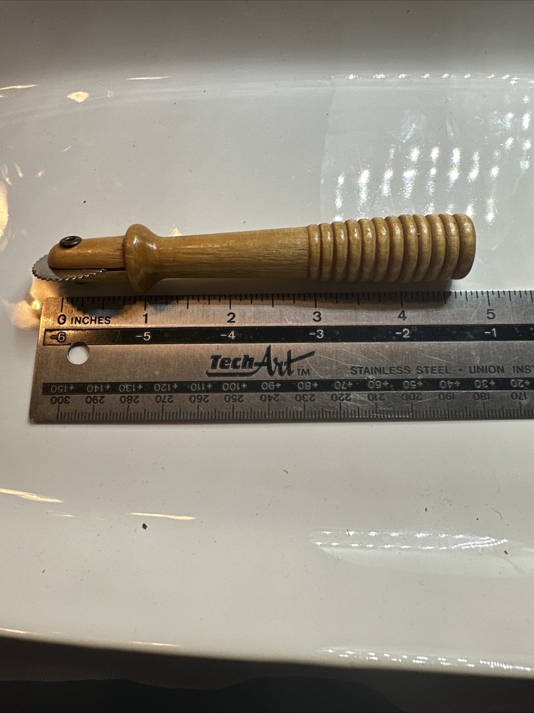 Vintage Tracing Wheel -Wood Handle -Sewing Tool