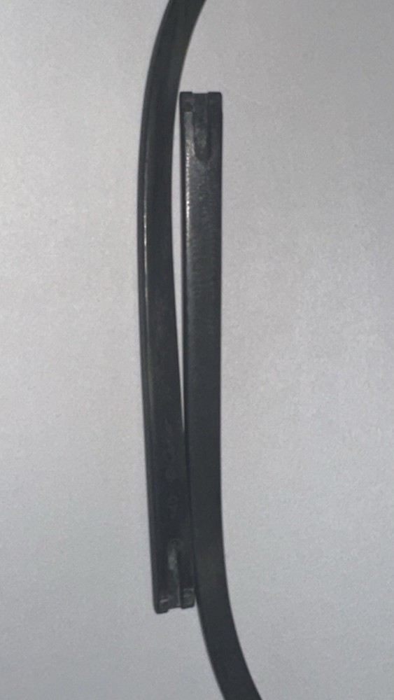 Black genuine buffalo horn replacement sticks