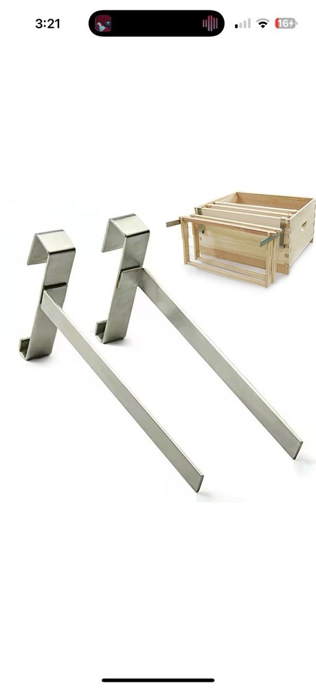 Bee Hive Durable Perch Frame Holder Beekeeping Tools 2pc USA Company CheckUsOut!