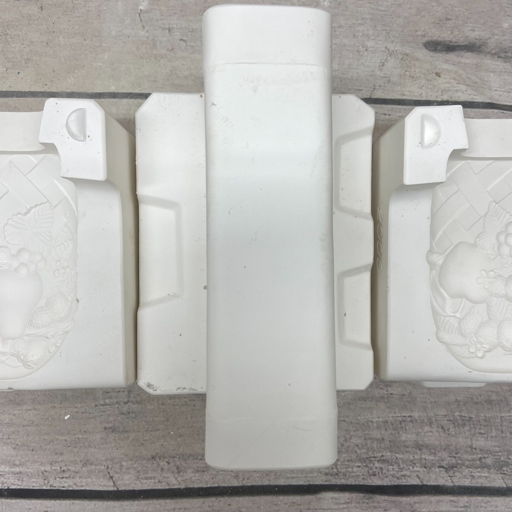 Vintage 1995 Duncan Ceramic Casting Mold Fruit Napkin Holder #DM-2000