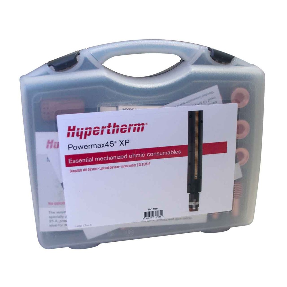 Hypertherm 851512 Consumable Kit Powermax45 XP Essential Mechanize Ohmic Cutting