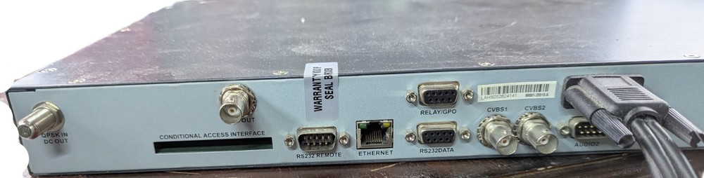 Tandberg TT1222 Receiver IRD QPSK Satellite Decoder Broadcast Rackmount