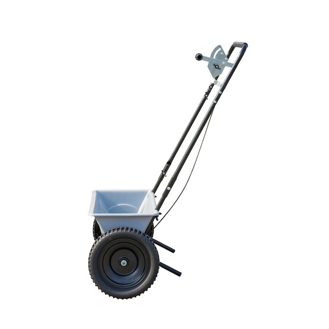 Yard Commander Drop Spreader 60-lb Capacity Compatible with Fertilizer, Seed