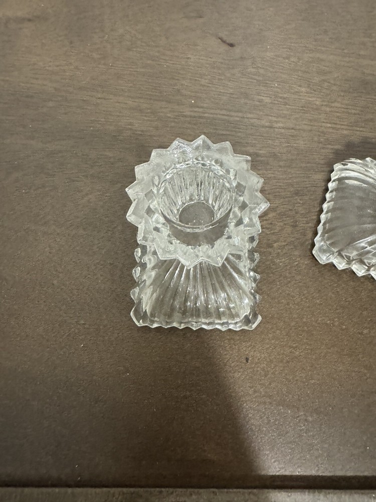 Vintage Art Deco Pair Candle Holders