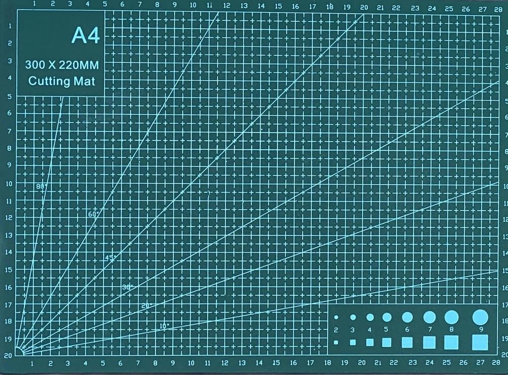 Gundam Model Builder's Cutting Mat 12"x9"(A4)