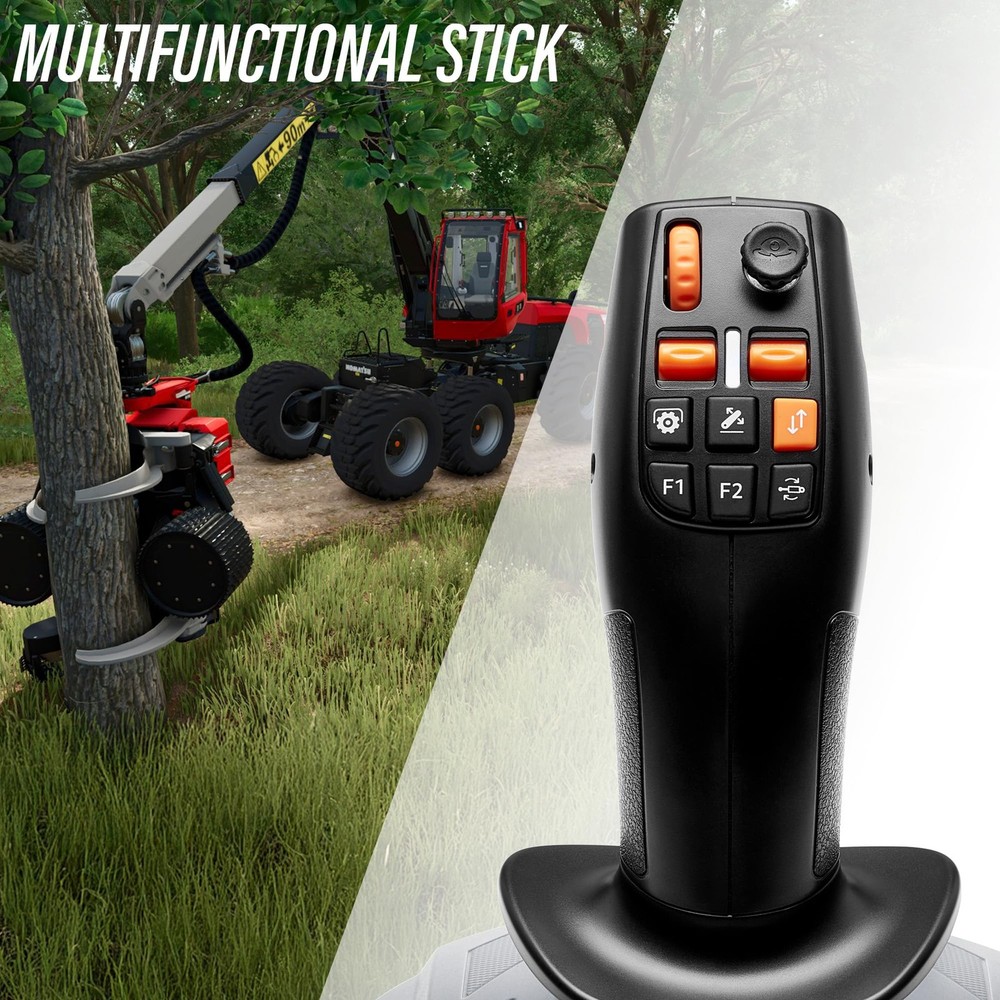 Thrustmaster SimTask FarmStick, Multifunctional Joystick for Farming Grey