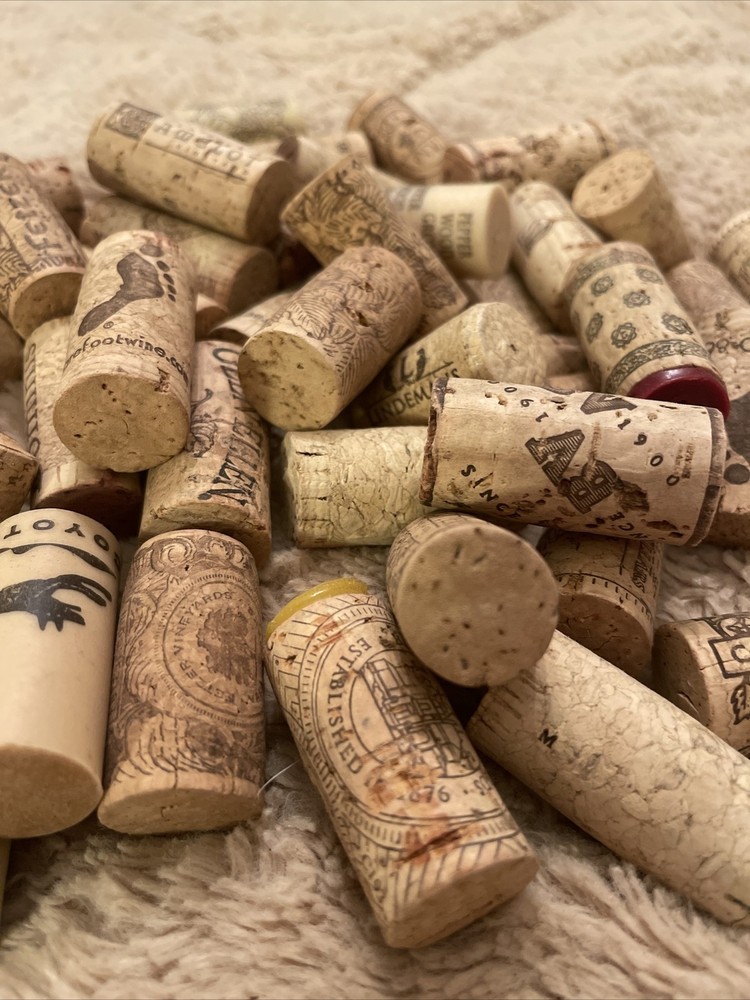 48 ct assorted Natural Wine Corks great for crafts or decorations D5