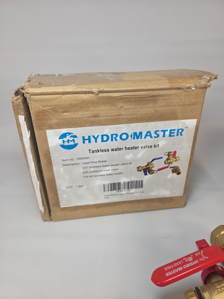 HYDRO MASTER Tankless Water Heater Valve Kit. ( MISSING A PIECE )
