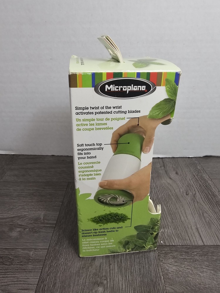 New Microplane Herb Mill Cuts Fresh Herbs # 5040