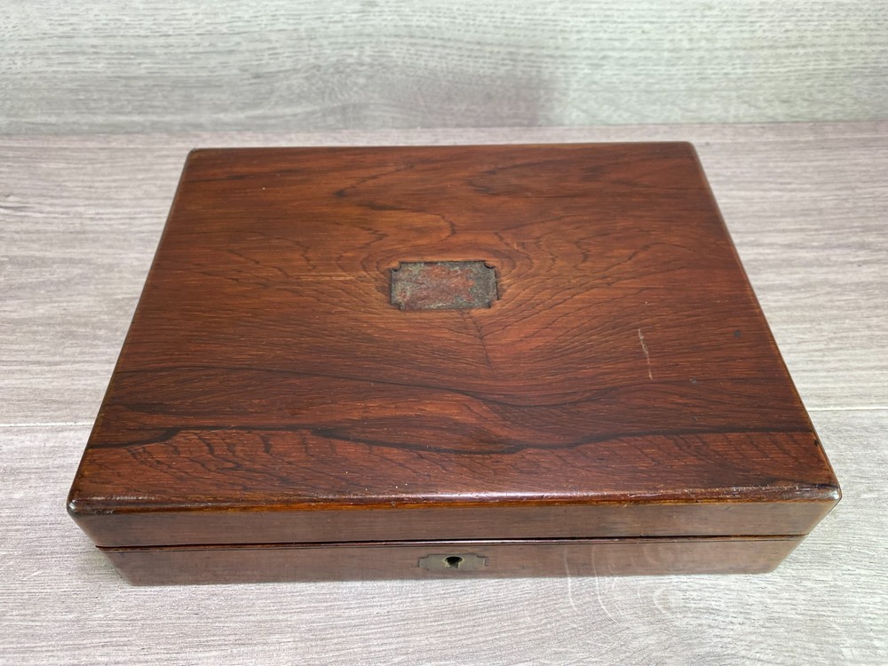 Vintage Engineering Draughtsman Set Technical Drawing Instruments Wooden Case