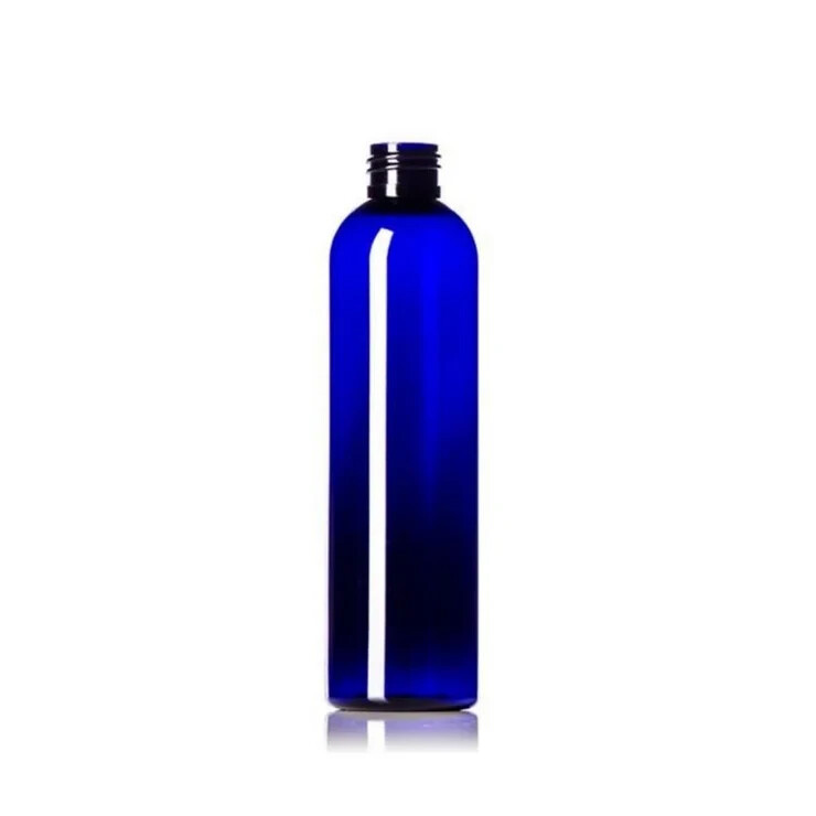 8oz Blue Cosmo PET Plastic Bottles  Only
