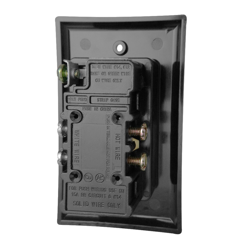*OPEN BOX* Construct Pro Single Gang Recessed Dual Power Outlet (ETL Listed)