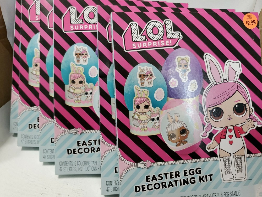 L.O.L. Surprise! Easter Egg Decorating Kit. (6 packs)