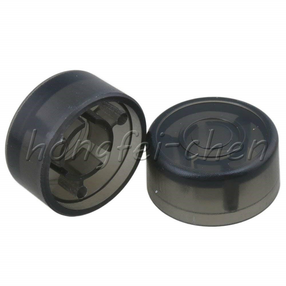 20x Black Electric Guitar Effects Accessories Stomp Switch Pedal Cap