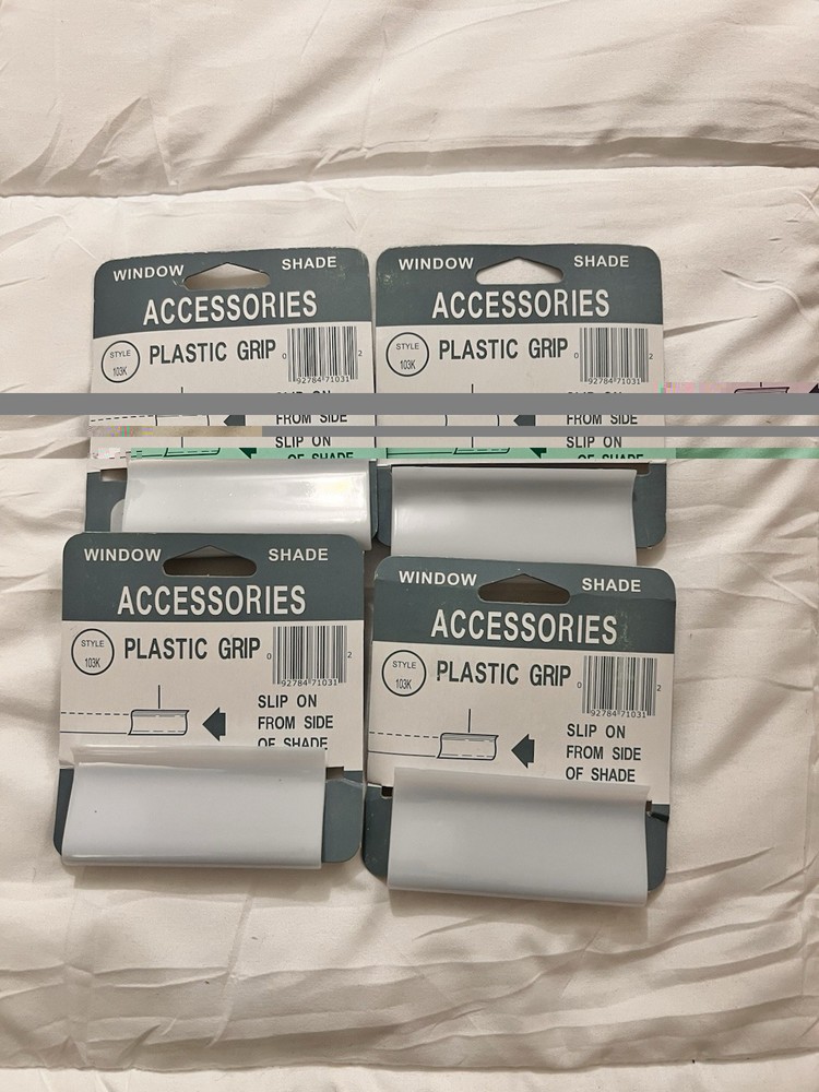 6Pieces Shade Pulls for Roller Shades, Window Shade Pulls, White Roller Shade.