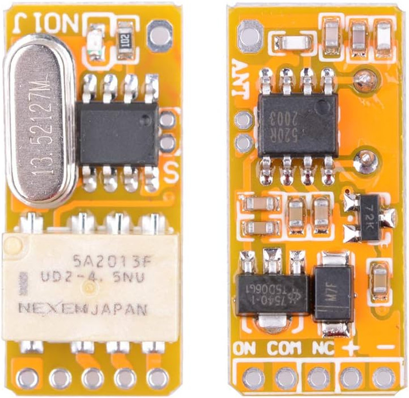 DC 3.7V - 12V 5V Mini Size Relay Remote Control Switch, 433Mhz Wireless RF Momen