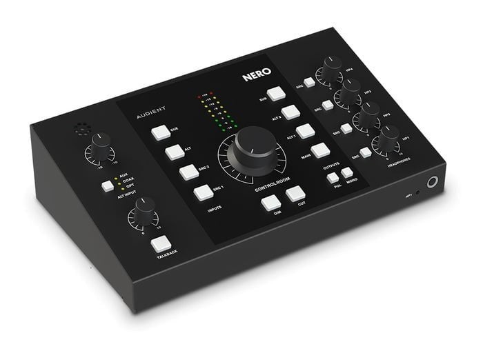 Audient Nero Desktop Monitor Controller NAMM Display