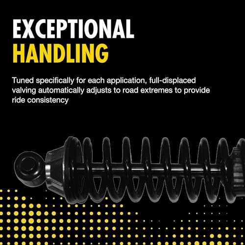 Load Adjusting 58263 Suspension Shock Absorber and Coil Spring Assembly Pack