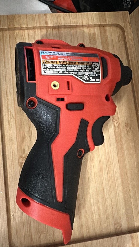 Milwaukee M12 Subcompact Brushless 1/4 Inch Hex Impact Driver (Bare Tool)